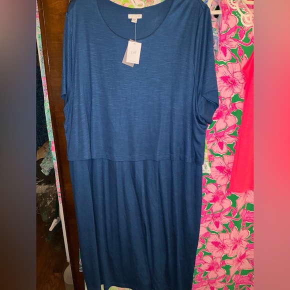 J. Jill NWT Knit Dress Seaside Size 3X - Picture 8 of 8